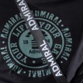 Ανδρικό Μπλουζάκι T-Shirt Button Admiral Μαύρο