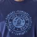 Ανδρικό Μπλουζάκι T-Shirt Button Admiral Μπλε