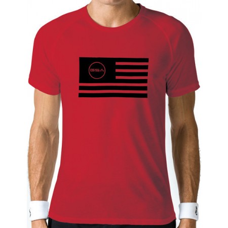 GSA Superlogo Tee 1719036 Flag Red