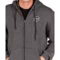 GSA MEN Supercotton Zipper Hoodie CHARCOAL