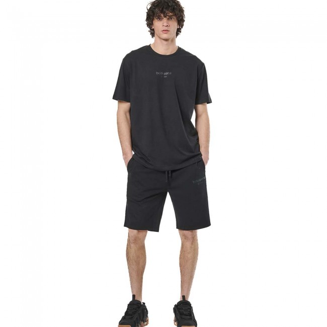 Body Action Men's Essentials Jersey Σορτς Μαύρο Body Action Men's Essentials Jersey Σορτς Μαύρο