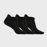 GSA ORGANICPLUS 180 Extra Cushioned Low Cut Socks / 3Pack Black