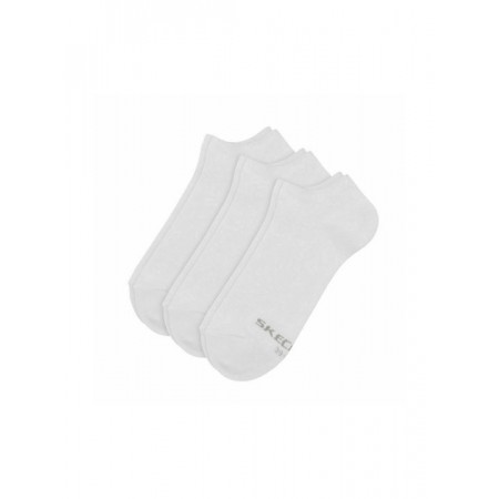 Skechers Ανδρικές Μονόχρωμες Κάλτσες Λευκές 3Pack