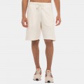 Be Nation Ανδρική βερμούδα Essentials Terry Shorts Off White Be Nation Ανδρική βερμούδα Essentials Terry Shorts Off White