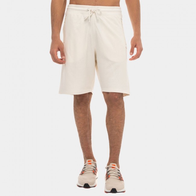 Be Nation Ανδρική βερμούδα Essentials Terry Shorts Off White Be Nation Ανδρική βερμούδα Essentials Terry Shorts Off White