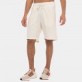 Be Nation Ανδρική βερμούδα Essentials Terry Shorts Off White Be Nation Ανδρική βερμούδα Essentials Terry Shorts Off White