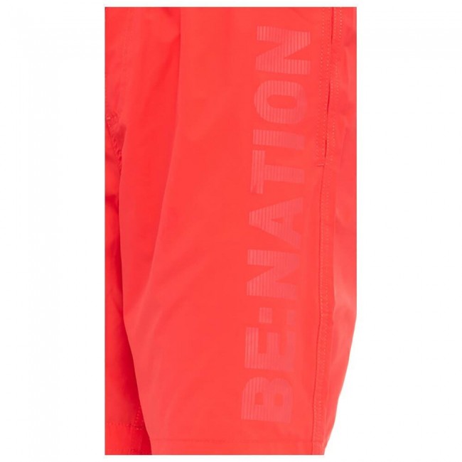 BENATION ESSENTIALS LONG LENGTH SWIMSHORT RED