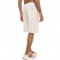 BE:NATION ESSENTIALS TERRY SHORTS WITH EMBOSSED LOGO Εκρού BE:NATION ESSENTIALS TERRY SHORTS WITH EMBOSSED LOGO Εκρού