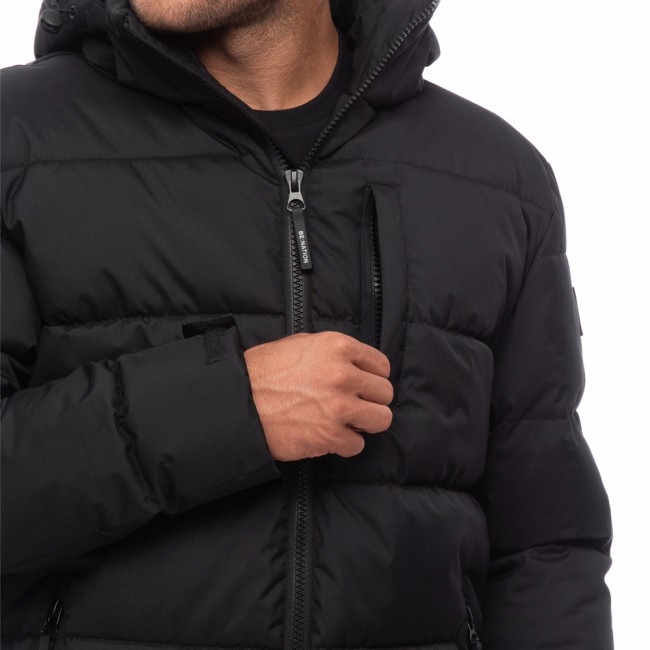 Be:Nation Χειμωνιάτικο Μπουφάν Puffer Black