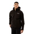 Be:NationΧειμωνιάτικο Μπουφάν Softshell Αδιάβροχο και Αντιανεμικό Μαύρο