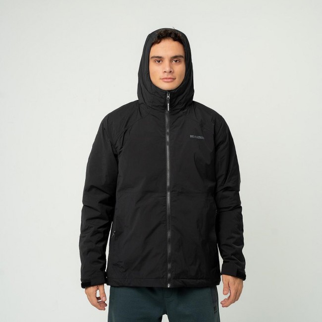 Be:Nation Μπουφάν Μαύρο