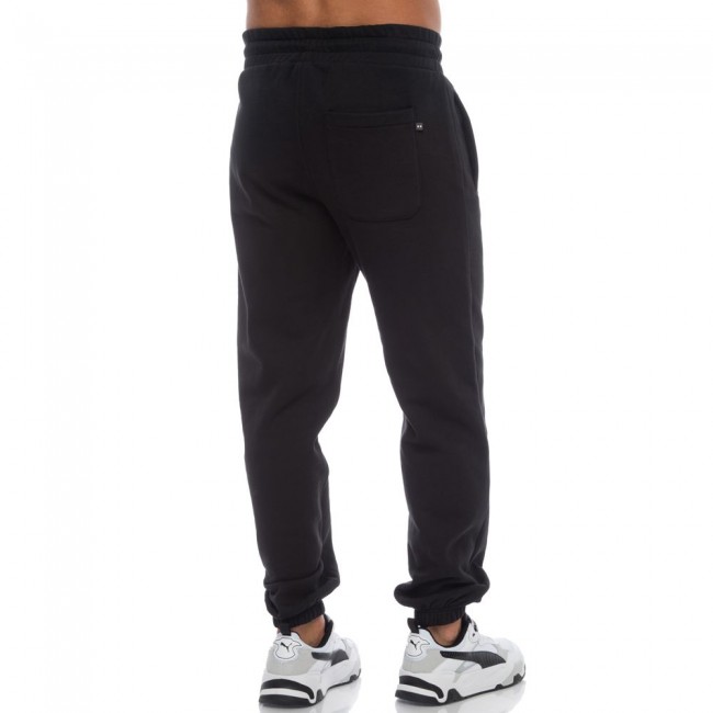 BENATION 02302301 LOGO ELASTIC HEM PANT BLACK 01