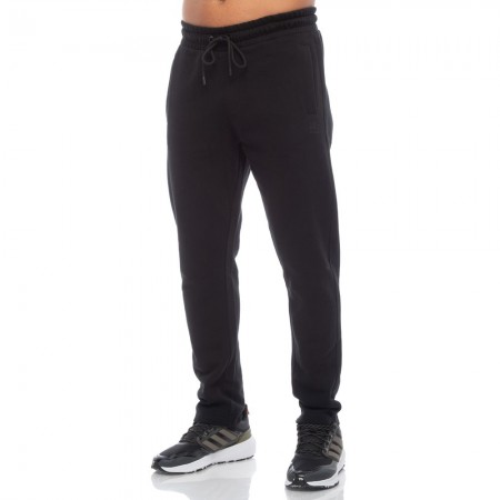 BENATION 02302312 LOGO OPEN HEM PANT BLACK 01