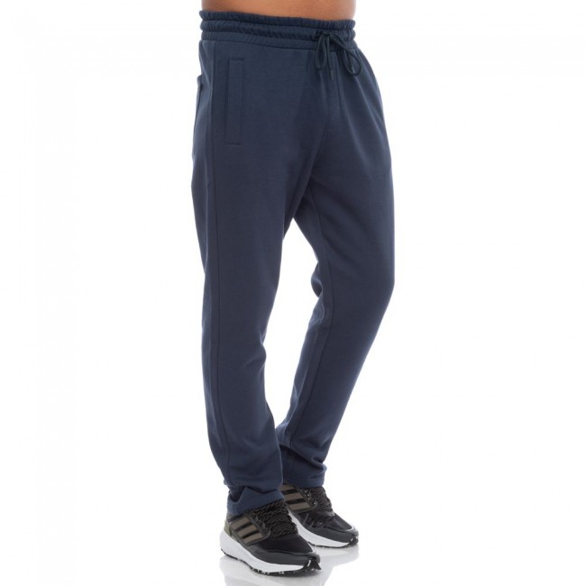 BENATION 02302312 LOGO OPEN HEM PANT D. BLUE