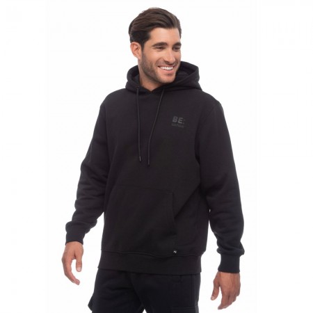BENATION 06302502 LOGO HOODIE BLACK 01