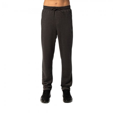 BE NATION STRAIGHT TERRY ZIP PANT Μολυβί