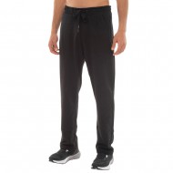 BENATION ESSENTIALS TERRY STRAIGHT ZIP PANT Μαύρο