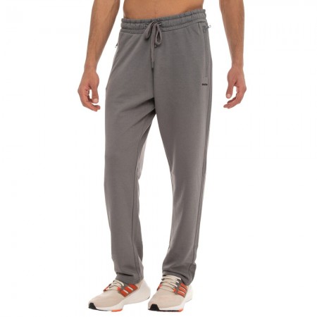BENATION ESSENTIALS TERRY STRAIGHT ZIP PANT Μολυβί
