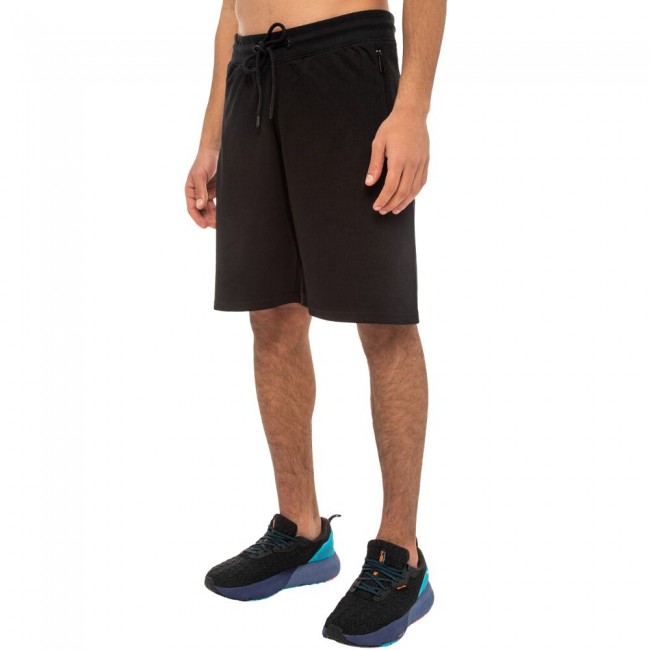 BENATION ESSENTIALS TERRY SHORTS WITH ZIP POCKETS BLACK BENATION ESSENTIALS TERRY SHORTS WITH ZIP POCKETS BLACK
