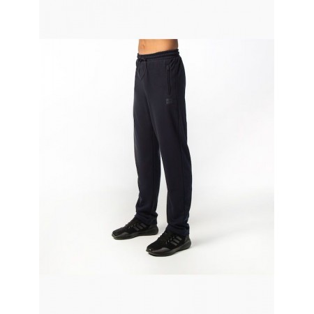 BE NATION STRAIGHT TERRY ZIP PANT Μπλε
