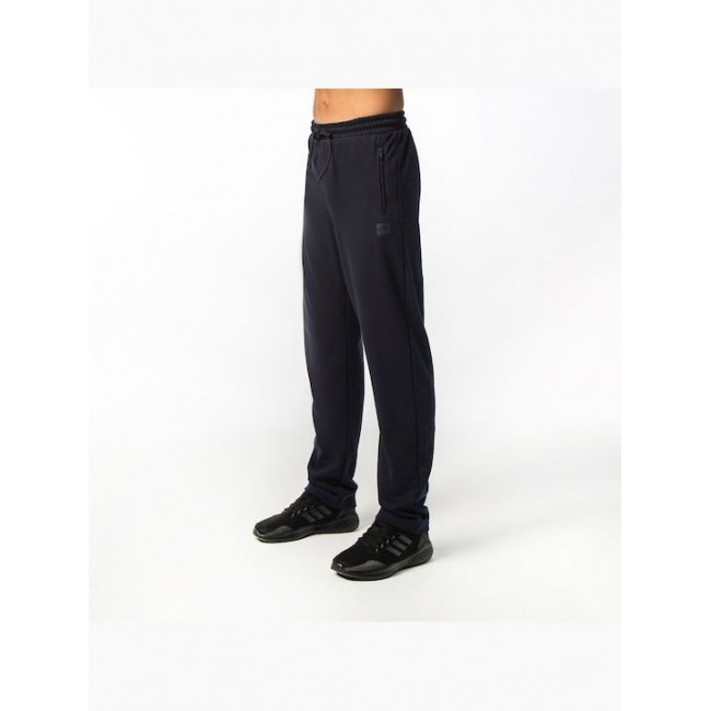 BE NATION STRAIGHT TERRY ZIP PANT Μπλε BE NATION STRAIGHT TERRY ZIP PANT Μπλε