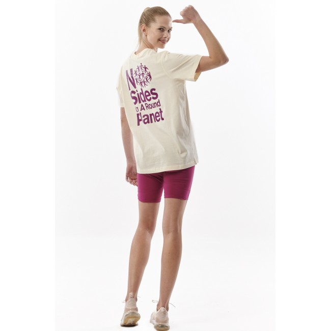 ΒΑΜΒΑΚΕΡΟ UNISEX OVERSIZED T-SHIRT OFFWHITE