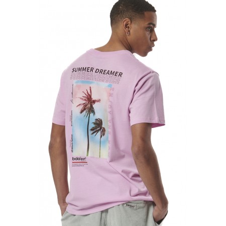 ΑΝΔΡΙΚΟ LIFESTYLE T-SHIRT ΜΕ ΤΥΠΩΜΑ ORCHID LILAC
