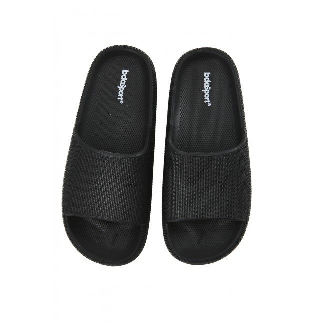 UNISEX SUMMER SLIDES BLACK UNISEX SUMMER SLIDES BLACK