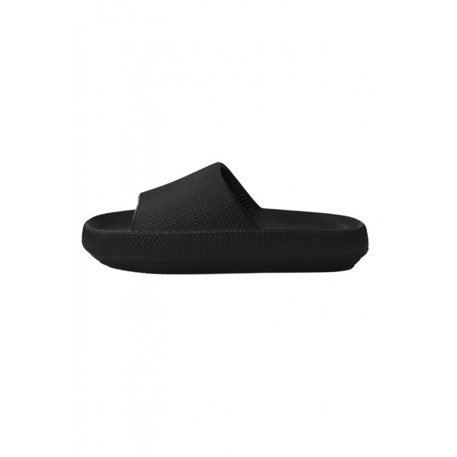 UNISEX SUMMER SLIDES BLACK UNISEX SUMMER SLIDES BLACK