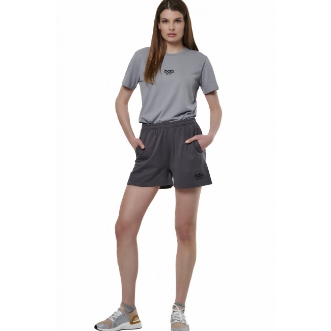 ΓΥΝΑΙΚΕΙΟ ΚΛΑΣΙΚΟ T-SHIRT SILVER GREY ΓΥΝΑΙΚΕΙΟ ΚΛΑΣΙΚΟ T-SHIRT SILVER GREY