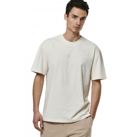 ΑΝΔΡΙΚΟ ΒΑΜΒΑΚΕΡΟ T-SHIRT Κωδικός 053518-01-EGRET ECRU