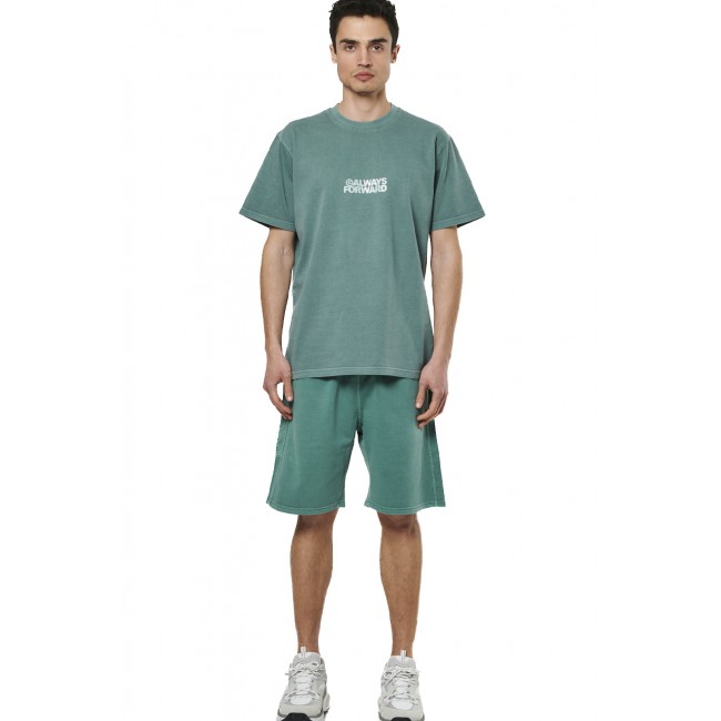 ΑΝΔΡΙΚΟ OVERSIZED NATURAL DYE T-SHIRT PINE GREEN