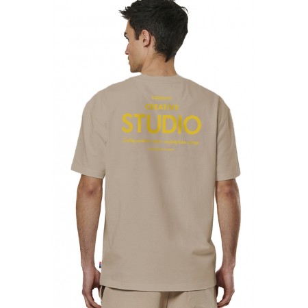 ΑΝΔΡΙΚΟ T-SHIRT Κωδικός 053526-01-TAUPE GREY