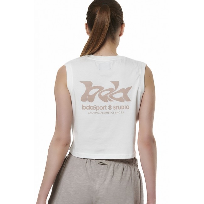 ΓΥΝΑΙΚΕΙΟ CROP ΑΜΑΝΙΚΟ Κωδικός 041519-01-WHITE ALYSSUM