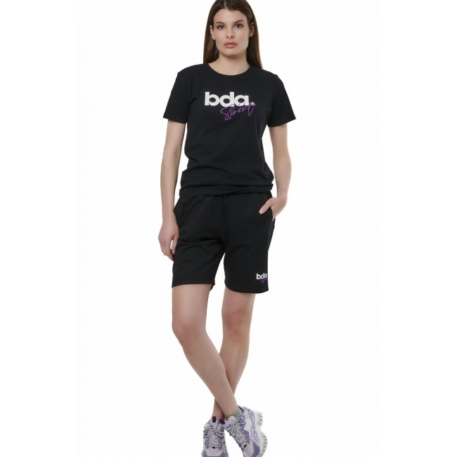 ΓΥΝΑΙΚΕΙΟ ΚΛΑΣΙΚΟ T-SHIRT Κωδικός 051518-01-BLACK