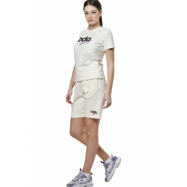 ΓΥΝΑΙΚΕΙΟ ΚΛΑΣΙΚΟ T-SHIRT Κωδικός 051518-01-EGRET ECRU