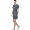 ΓΥΝΑΙΚΕΙΟ ΚΛΑΣΙΚΟ T-SHIRT Κωδικός 051518-01-CHINA BLUE