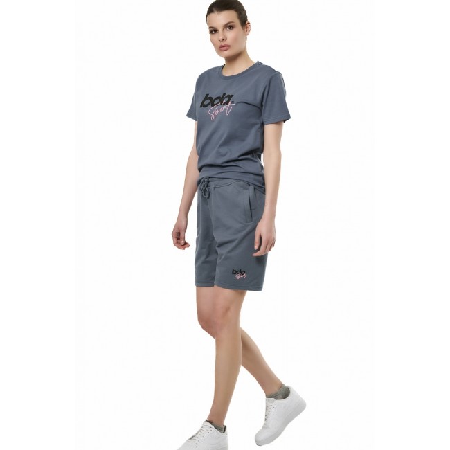 ΓΥΝΑΙΚΕΙΟ ΚΛΑΣΙΚΟ T-SHIRT Κωδικός 051518-01-CHINA BLUE