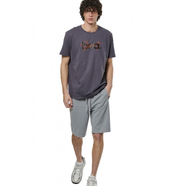 ΑΝΔΡΙΚΟ ΚΛΑΣΙΚΟ T-SHIRT Κωδικός 053516-01-PEARL GREY