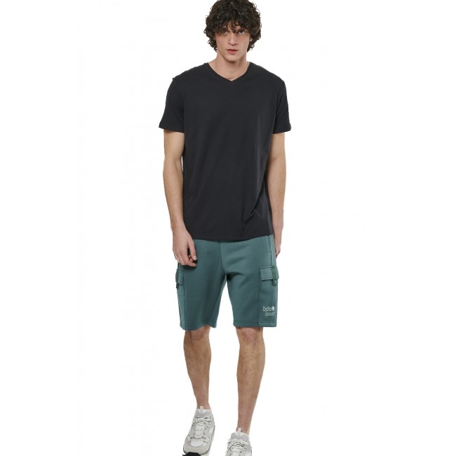 ΑΝΔΡΙΚΟ V-NECK T-SHIRT Κωδικός 053521-01-BLACK