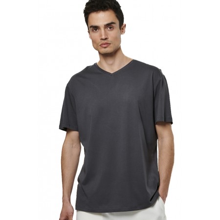 ΑΝΔΡΙΚΟ V-NECK T-SHIRT Κωδικός 053521-01-GRAPHITE GREY