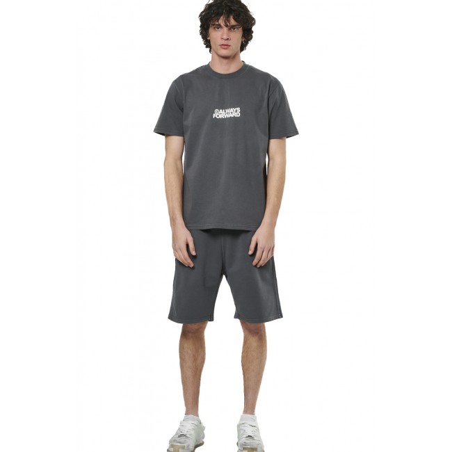 ΑΝΔΡΙΚΟ OVERSIZED NATURAL DYE T-SHIRT Κωδικός 053522-01-CHARCOAL GREY