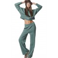 ΓΥΝΑΙΚΕΙΟ OVERSIZED ΦΟΥΤΕΡ ΛΑΙΜΟΚΟΨΗ 061430-01-PINE GREEN