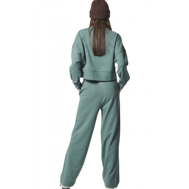 ΓΥΝΑΙΚΕΙΟ OVERSIZED ΦΟΥΤΕΡ ΛΑΙΜΟΚΟΨΗ 061430-01-PINE GREEN