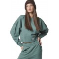 ΓΥΝΑΙΚΕΙΟ OVERSIZED ΦΟΥΤΕΡ ΛΑΙΜΟΚΟΨΗ 061430-01-PINE GREEN