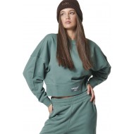 ΓΥΝΑΙΚΕΙΟ OVERSIZED ΦΟΥΤΕΡ ΛΑΙΜΟΚΟΨΗ 061430-01-PINE GREEN
