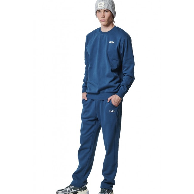 ΑΝΔΡΙΚΟ FLEECE ΦΟΥΤΕΡ ΜΕ ΛΑΙΜΟΚΟΨΗ 063420-01-COBALT BLUE