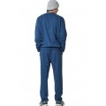 ΑΝΔΡΙΚΟ FLEECE ΦΟΥΤΕΡ ΜΕ ΛΑΙΜΟΚΟΨΗ 063420-01-COBALT BLUE