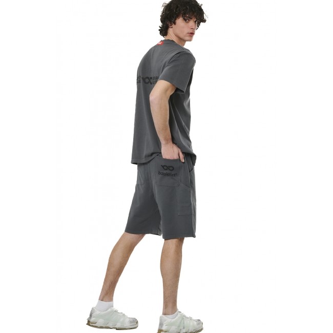 ΑΝΔΡΙΚΗ NATURAL DYE ΒΕΡΜΟΥΔΑ Κωδικός 033525-01-CHARCOAL GREY