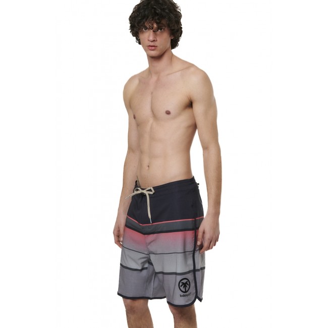 ΑΝΔΡΙΚΟ ΜΑΓΙΟ ΒΕΡΜΟΥΔΑ Κωδικός 033532-01-BLACK PINK STRIPES